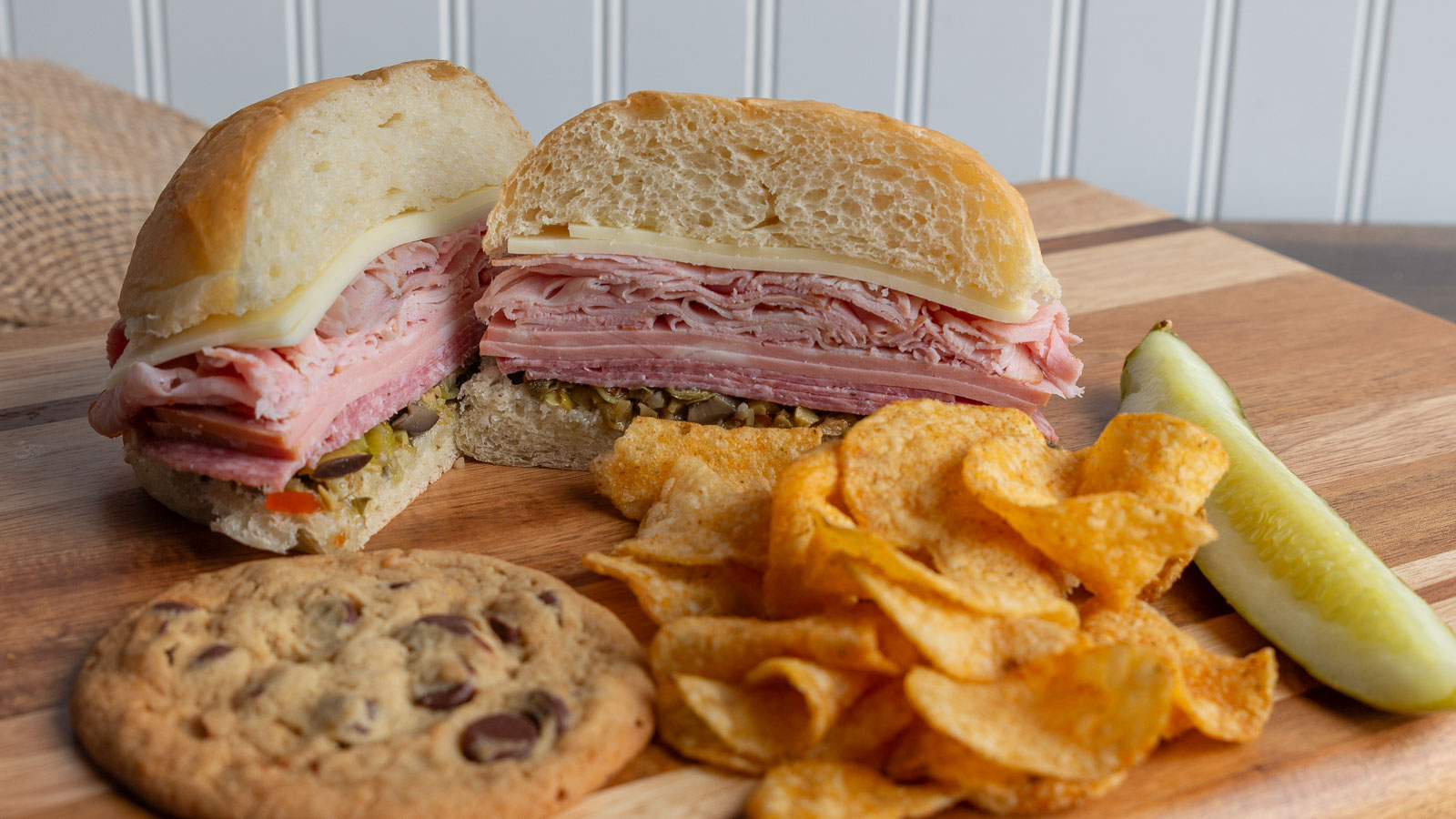 Photo of The Muffaletta at White or Wheat Sandwich Shoppe