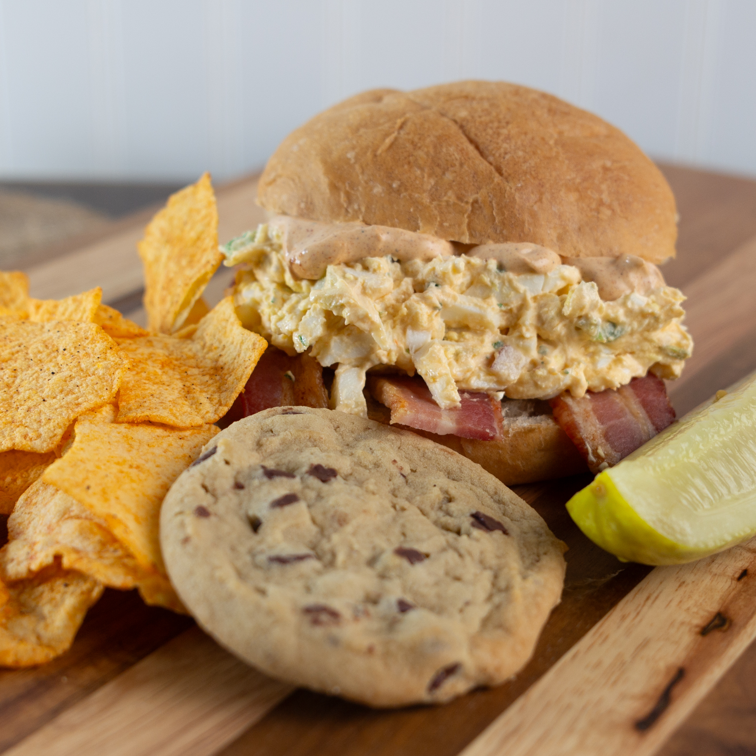 El Diablo Egg Sandwich at White or Wheat Sandwich Shoppe