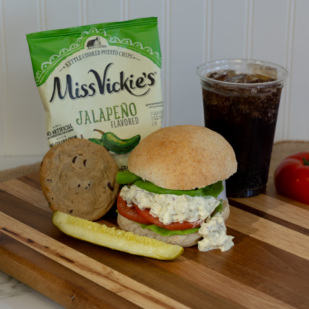 The Spicy Dill Pickle Egg Salad at White or Wheat Sandwich Shoppe