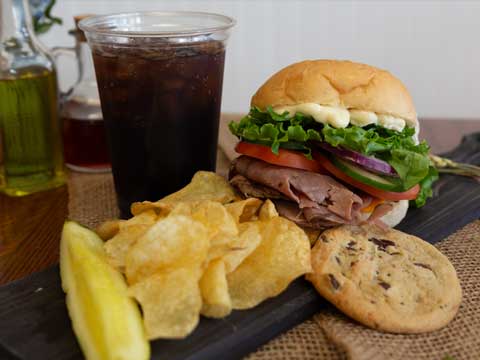 Breakfast at White or Wheat Sandwich Shoppe